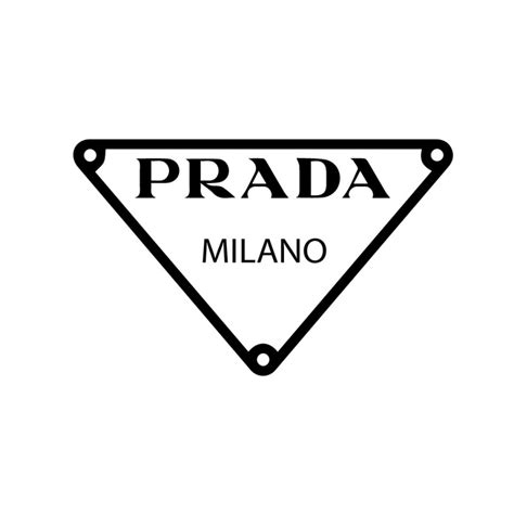 Replacement EMBLEM (ONE PIECE) Prada Logo Metal Triangle 